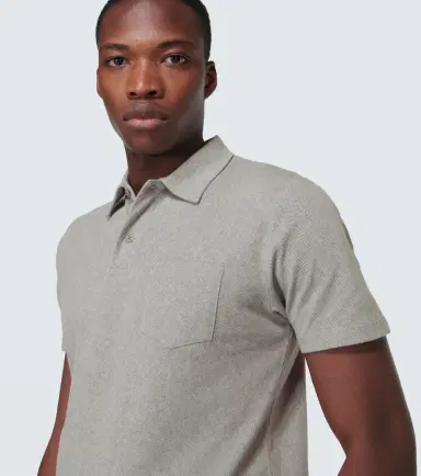 Sunspel Riviera cotton polo shirt | Thumbnail 4 Sunspel Riviera cotton polo shirt | Thumbnail 4