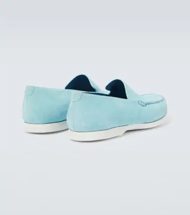Manolo Blahnik Monaco suede loafers | Thumbnail 3 Manolo Blahnik Monaco suede loafers | Thumbnail 3