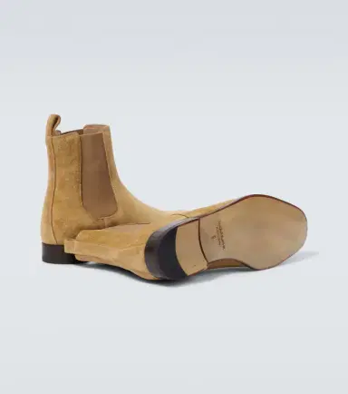 Manolo Blahnik Delsa suede Chelsea boots | Thumbnail 3 Manolo Blahnik Delsa suede Chelsea boots | Thumbnail 3