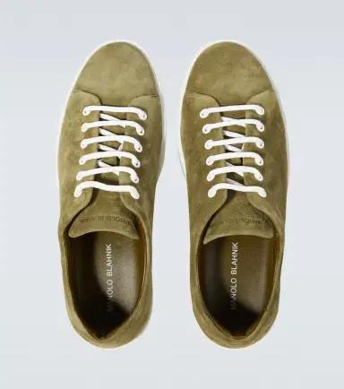 Manolo Blahnik Semanado suede sneakers | Thumbnail 4 Manolo Blahnik Semanado suede sneakers | Thumbnail 4