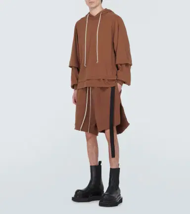 Rick Owens Cotton jersey shorts | Thumbnail 2 Rick Owens Cotton jersey shorts | Thumbnail 2