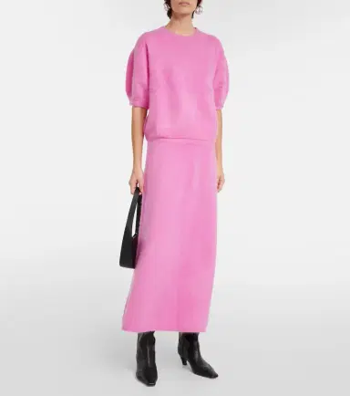 Lisa Yang Asta high-rise cashmere midi skirt | Thumbnail 5 Lisa Yang Asta high-rise cashmere midi skirt | Thumbnail 5