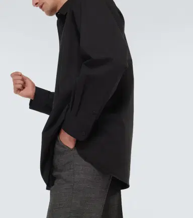 The Row Lukre oversized cotton-blend poplin shirt | Thumbnail 4 The Row Lukre oversized cotton-blend poplin shirt | Thumbnail 4