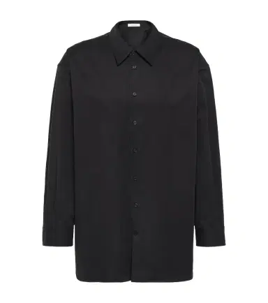 The Row Lukre oversized cotton-blend poplin shirt | Thumbnail 1 The Row Lukre oversized cotton-blend poplin shirt | Thumbnail 1