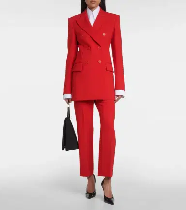 Sportmax Vischio double-breasted wool-blend blazer | Thumbnail 5 Sportmax Vischio double-breasted wool-blend blazer | Thumbnail 5