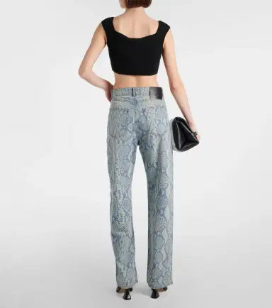 Sportmax Diego snake-print straight jeans | Thumbnail 4 Sportmax Diego snake-print straight jeans | Thumbnail 4