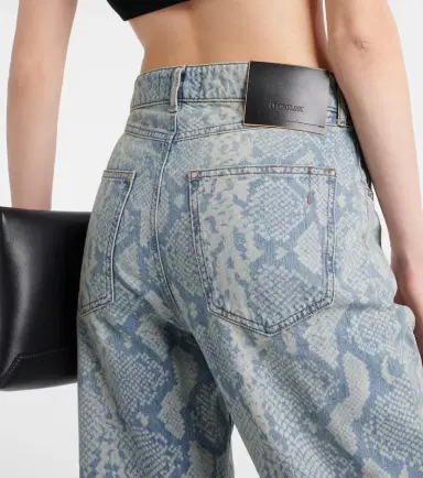 Sportmax Diego snake-print straight jeans | Thumbnail 6 Sportmax Diego snake-print straight jeans | Thumbnail 6
