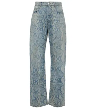 Sportmax Diego snake-print straight jeans | Thumbnail 1 Sportmax Diego snake-print straight jeans | Thumbnail 1
