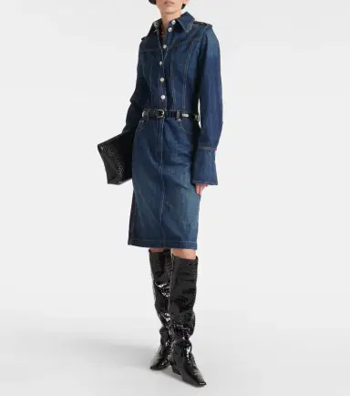 Sportmax Denim midi dress | Thumbnail 2 Sportmax Denim midi dress | Thumbnail 2