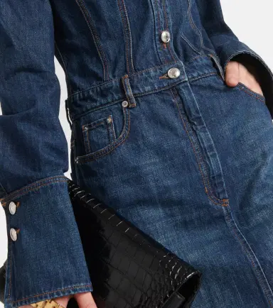 Sportmax Denim midi dress | Thumbnail 4 Sportmax Denim midi dress | Thumbnail 4