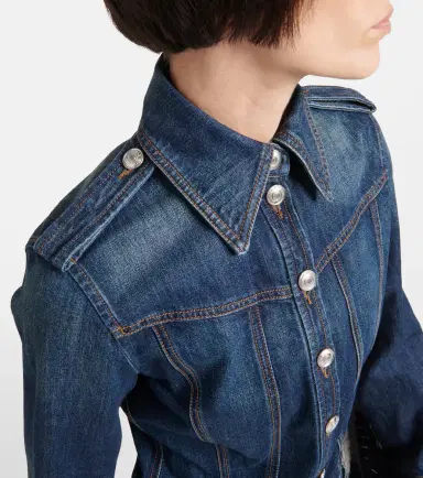Sportmax Denim midi dress | Thumbnail 6 Sportmax Denim midi dress | Thumbnail 6