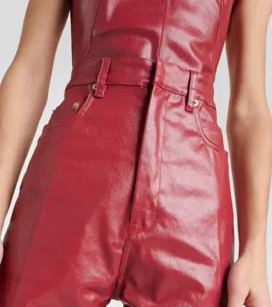 Rick Owens Bolan high-rise coated denim jeans | Thumbnail 2 Rick Owens Bolan high-rise coated denim jeans | Thumbnail 2