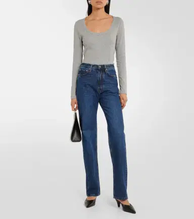 Toteme Classic Cut high-rise straight jeans | Thumbnail 2 Toteme Classic Cut high-rise straight jeans | Thumbnail 2