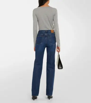 Toteme Classic Cut high-rise straight jeans | Thumbnail 5 Toteme Classic Cut high-rise straight jeans | Thumbnail 5