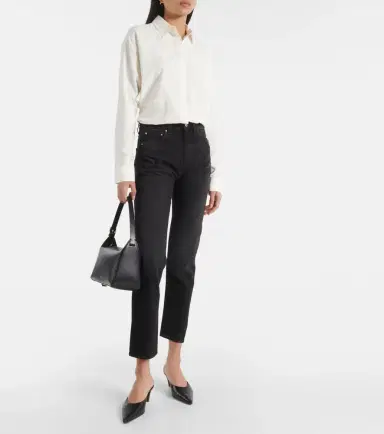 TOTEME Mid-rise cropped jeans | Thumbnail 6 TOTEME Mid-rise cropped jeans | Thumbnail 6
