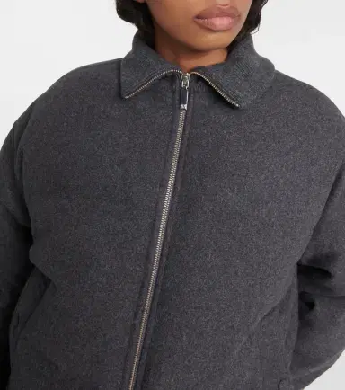 Toteme Wool-blend flannel down jacket | Thumbnail 3 Toteme Wool-blend flannel down jacket | Thumbnail 3