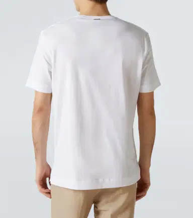 Zegna Logo cotton jersey T-shirt | Thumbnail 2 Zegna Logo cotton jersey T-shirt | Thumbnail 2