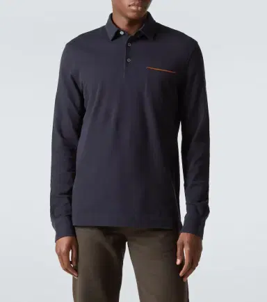 Zegna Cotton polo shirt | Thumbnail 3 Zegna Cotton polo shirt | Thumbnail 3