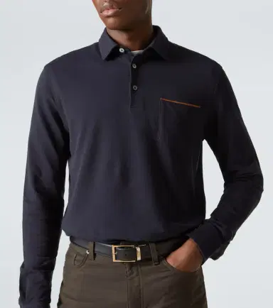 Zegna Cotton polo shirt | Thumbnail 4 Zegna Cotton polo shirt | Thumbnail 4