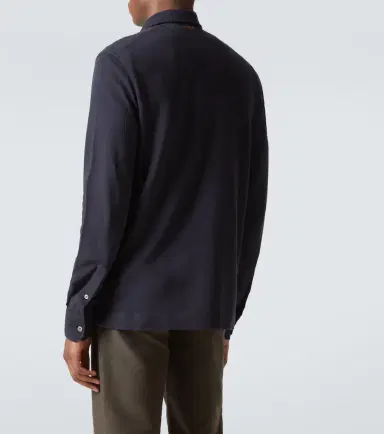 Zegna Cotton polo shirt | Thumbnail 5 Zegna Cotton polo shirt | Thumbnail 5
