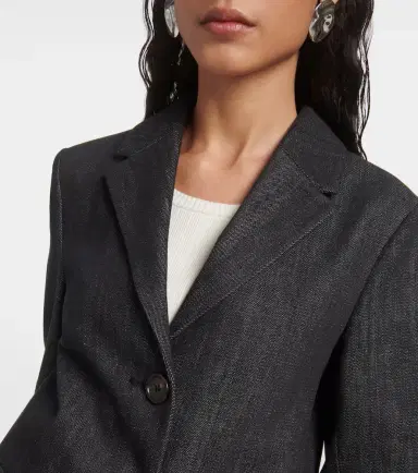 'S Max Mara Murano chambray blazer | Thumbnail 2 'S Max Mara Murano chambray blazer | Thumbnail 2