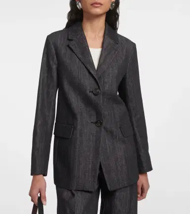 'S Max Mara Murano chambray blazer | Thumbnail 3 'S Max Mara Murano chambray blazer | Thumbnail 3