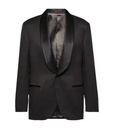 Brunello Cucinelli Single-breasted silk tuxedo jacket | Thumbnail 1 Brunello Cucinelli Single-breasted silk tuxedo jacket | Thumbnail 1