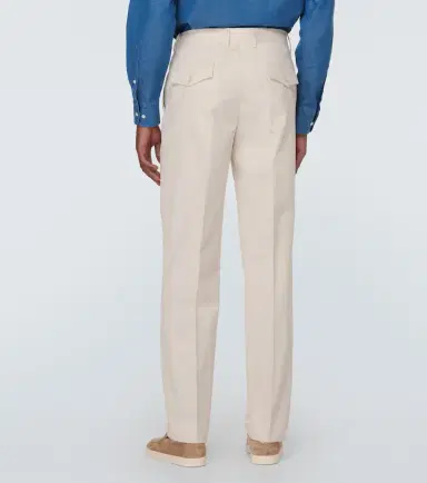Brunello Cucinelli Cotton and cashmere-blend suit | Thumbnail 8 Brunello Cucinelli Cotton and cashmere-blend suit | Thumbnail 8