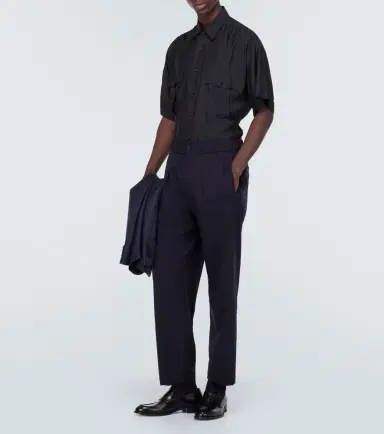 Giorgio Armani Jersey bowling shirt | Thumbnail 4 Giorgio Armani Jersey bowling shirt | Thumbnail 4