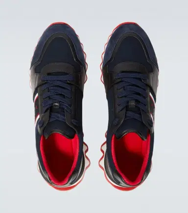 Christian Louboutin Nastroshark leather and canvas sneakers | Thumbnail 4 Christian Louboutin Nastroshark leather and canvas sneakers | Thumbnail 4