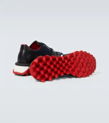 Christian Louboutin Nastroshark leather and canvas sneakers | Thumbnail 5 Christian Louboutin Nastroshark leather and canvas sneakers | Thumbnail 5