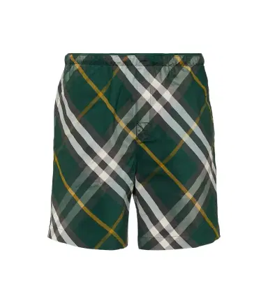 Burberry Check swim trunks | Thumbnail 1 Burberry Check swim trunks | Thumbnail 1