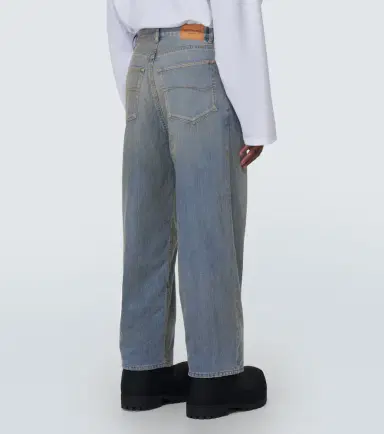 Balenciaga Waterproof wide-leg jeans | Thumbnail 3 Balenciaga Waterproof wide-leg jeans | Thumbnail 3