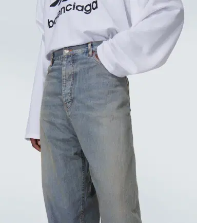 Balenciaga Waterproof wide-leg jeans | Thumbnail 5 Balenciaga Waterproof wide-leg jeans | Thumbnail 5