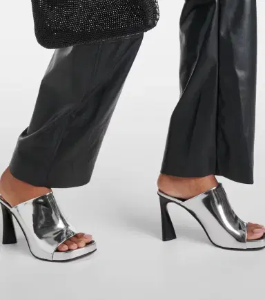 Stella McCartney High-rise faux leather straight pants | Thumbnail 2 Stella McCartney High-rise faux leather straight pants | Thumbnail 2