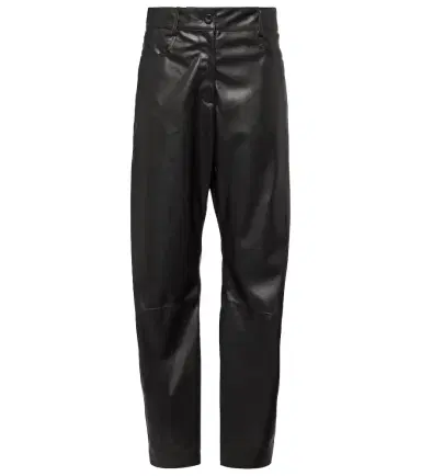 Stella McCartney High-rise faux leather straight pants | Thumbnail 1 Stella McCartney High-rise faux leather straight pants | Thumbnail 1