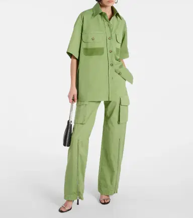Stella McCartney Mid-rise cotton cargo pants | Thumbnail 2 Stella McCartney Mid-rise cotton cargo pants | Thumbnail 2