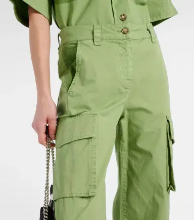 Stella McCartney Mid-rise cotton cargo pants | Thumbnail 4 Stella McCartney Mid-rise cotton cargo pants | Thumbnail 4
