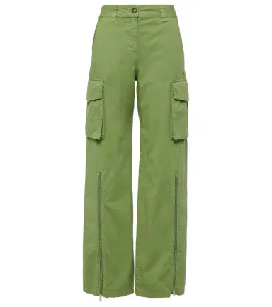 Stella McCartney Mid-rise cotton cargo pants | Thumbnail 1 Stella McCartney Mid-rise cotton cargo pants | Thumbnail 1