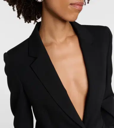 Stella McCartney Single-breasted wool blend blazer | Thumbnail 3 Stella McCartney Single-breasted wool blend blazer | Thumbnail 3