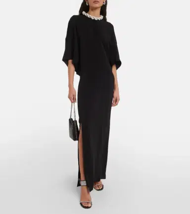 Stella McCartney Crystal-braided maxi dress | Thumbnail 4 Stella McCartney Crystal-braided maxi dress | Thumbnail 4