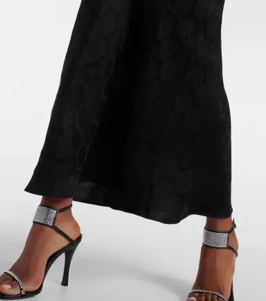 Stella McCartney Floral jacquard lace midi dress | Thumbnail 3 Stella McCartney Floral jacquard lace midi dress | Thumbnail 3