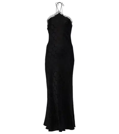 Stella McCartney Floral jacquard lace midi dress | Thumbnail 1 Stella McCartney Floral jacquard lace midi dress | Thumbnail 1