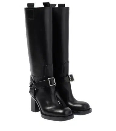 Burberry Stirrup leather knee-high boots | Thumbnail 1 Burberry Stirrup leather knee-high boots | Thumbnail 1