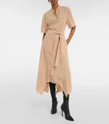 Stella McCartney Silk crêpe de chine shirt dress | Thumbnail 3 Stella McCartney Silk crêpe de chine shirt dress | Thumbnail 3