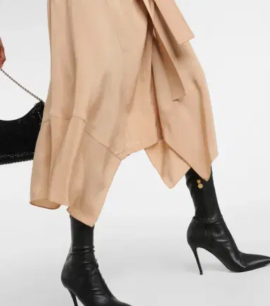 Stella McCartney Silk crêpe de chine shirt dress | Thumbnail 6 Stella McCartney Silk crêpe de chine shirt dress | Thumbnail 6