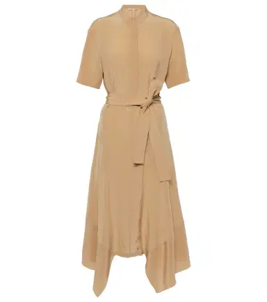 Stella McCartney Silk crêpe de chine shirt dress | Thumbnail 1 Stella McCartney Silk crêpe de chine shirt dress | Thumbnail 1