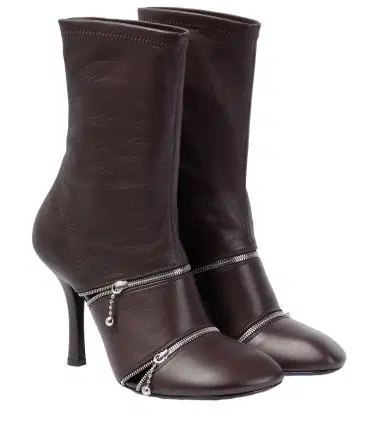 Burberry Peep leather ankle boots | Thumbnail 1 Burberry Peep leather ankle boots | Thumbnail 1