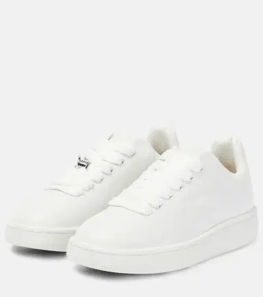 Burberry Box leather sneakers | Thumbnail 3 Burberry Box leather sneakers | Thumbnail 3