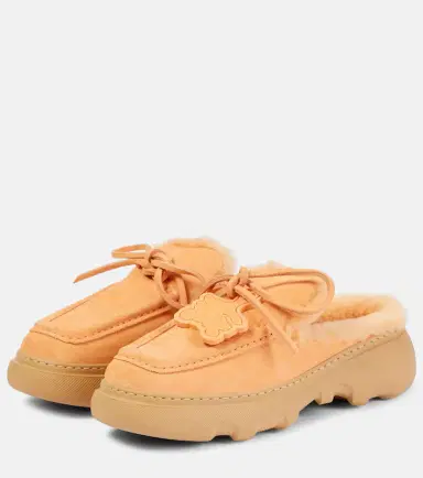 Burberry Stony suede mules | Thumbnail 2 Burberry Stony suede mules | Thumbnail 2